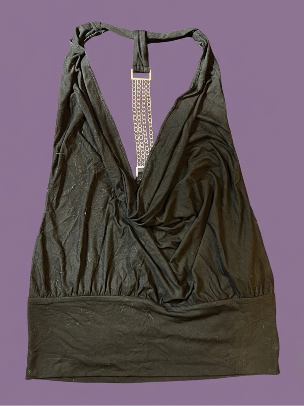 Generation Kiss x Dolls Kill - Caleb Status Halter Top - Black